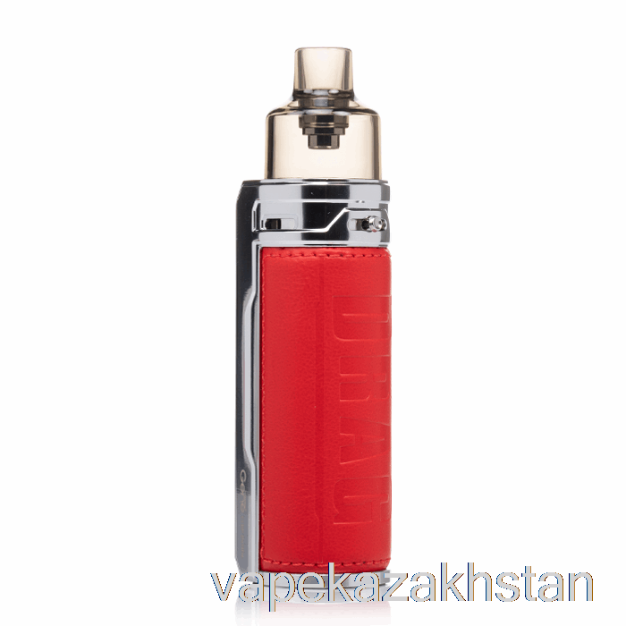 Vape Disposable VOOPOO DRAG S 60W Pod Mod Kit Silver Red